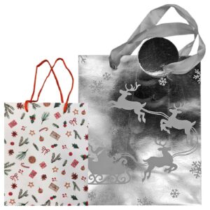 Τσάντα Δώρου Χριστουγέννων 23cm 23x18x10cm Xmasfest 1133994 - 12 τεμ.