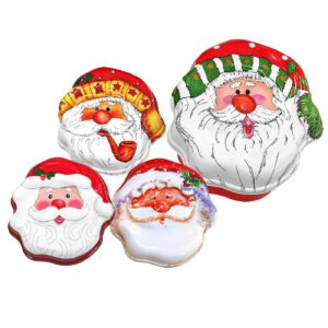 Κουτί Αγ. Βασίλης Πλαστικό 19x18x8cm Xmasfest 1134060 - 1 τεμ.