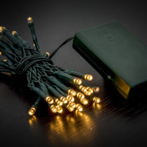 20 Χριστουγεννιάτικα LED λαμπάκια μπαταρίας λευκό ζεστό OEM