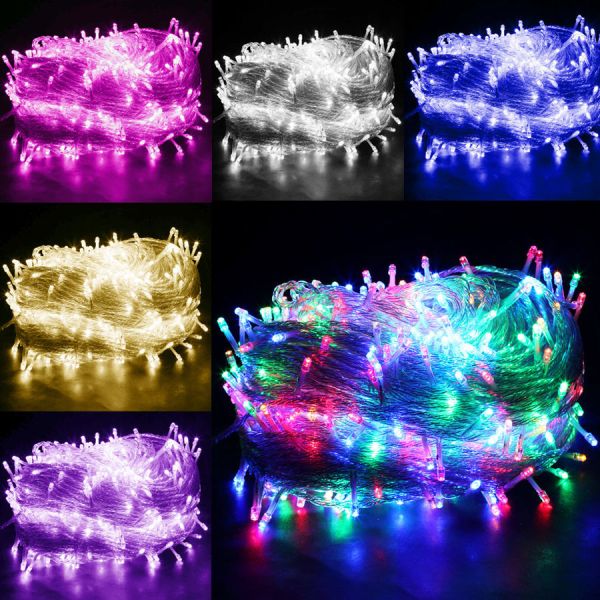 Φώτα led 240 λαμπάκια με λευκό καλώδιο 0548 OEM