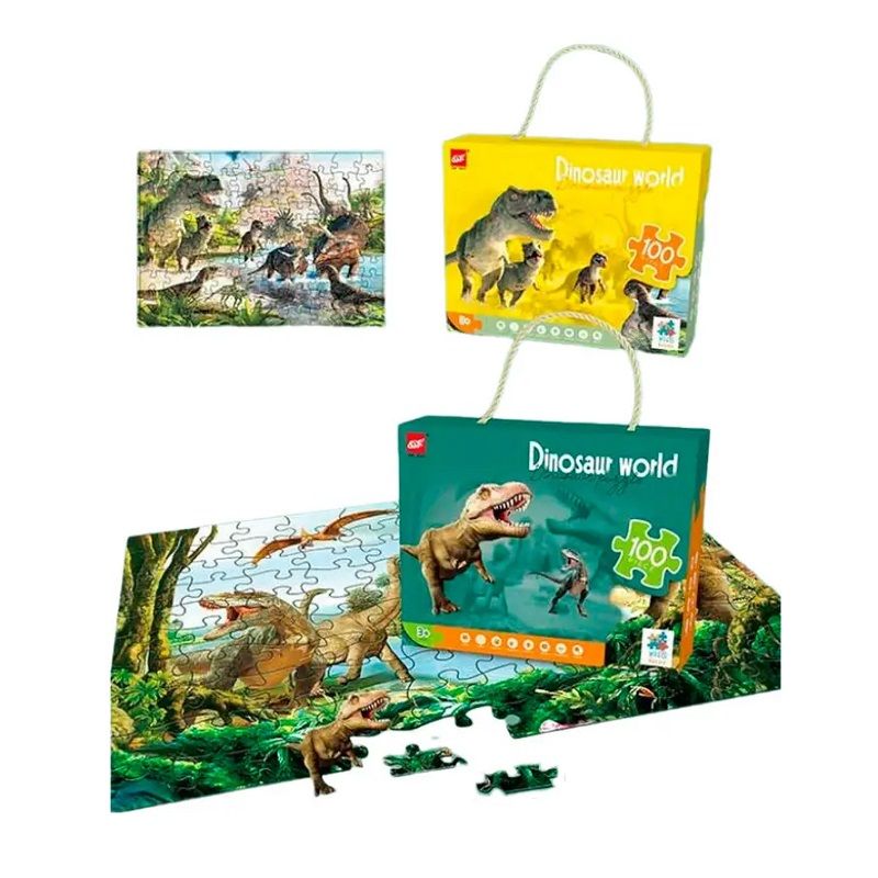 Παιδικό puzzle 100 κομματιών - Dinosaur World - 61003 - 917219