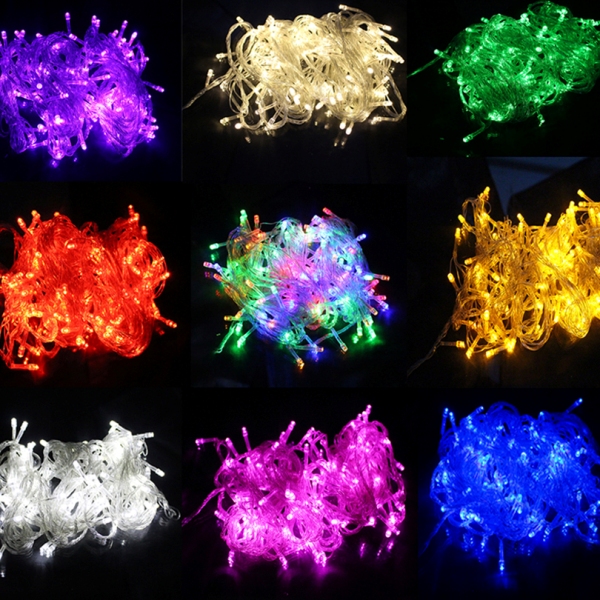Φώτα led 100 λαμπάκια με λευκό καλώδιο 05022 OEM