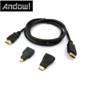 Καλώδιο HDMI 3σε1 1.5μέτρο 4K ANDOWL 0503 Andowl