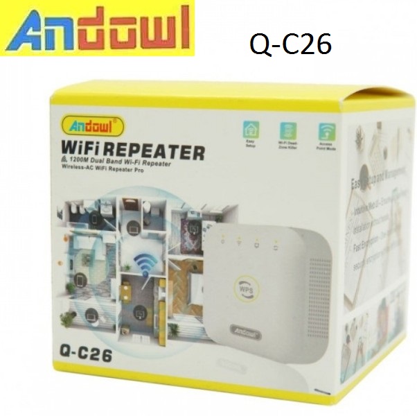 Ασύρματος ενισχυτής σήματος WiFi διπλής ζώνης Q-C26 ANDOWL Andowl