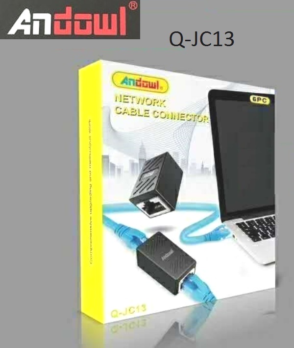 Υποδοχή καλωδίου δικτύου RJ45 Q-JC13 ANDOWL- 6 τεμάχια Andowl
