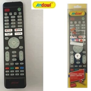 Τηλεχειριστήριο πολλαπλών λειτουργιών LED/LCD μαύρο Q-YK1810 ANDOWL Andowl