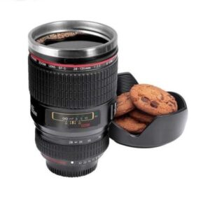 Κούπα σε σχήμα φακού φωτογραφικής μηχανής με καπάκι OEM