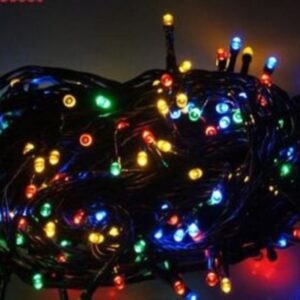 100 φωτάκια LED με μαύρο καλώδιο επεκτεινόμενα OEM