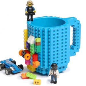 Πλαστική κούπα βάση για τουβλάκια κατασκευών γαλάζια OEM