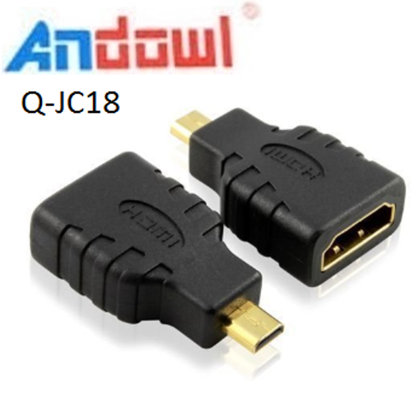 Σύνδεσμος micro HDMI (type D) αρσενικό σε HDMI (type A) θυληκό OEM