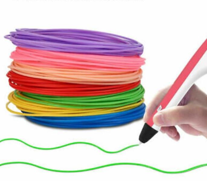 Ανταλλακτικά νήματα PLA 3d Pen τρισδιάστατης σχεδίασης 10 τεμ OEM