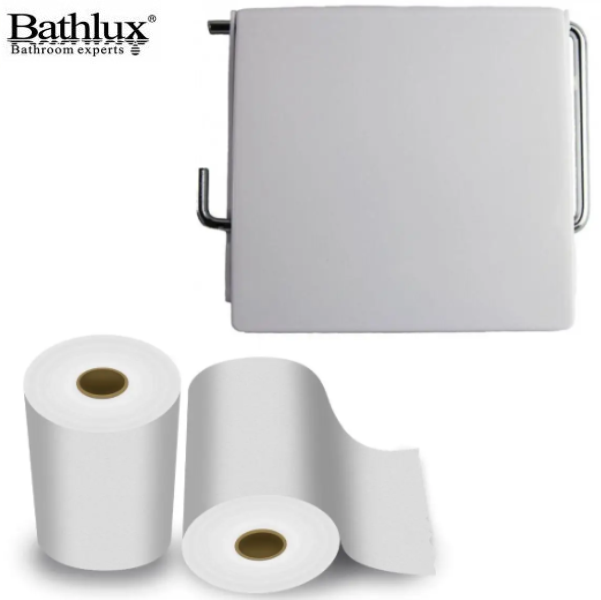Χαρτοθήκη για χαρτί τουαλέτας λευκή 50301 Bathlux BathLux