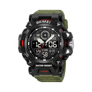 Ψηφιακό/αναλογικό ρολόι χειρός - 2226 - Green