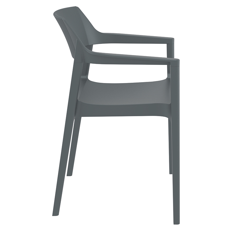 TULUM DARK GREY ΠΟΛΥΘΡΟΝΑ ΠΟΛ/ΝΙΟΥ 55X52X79εκ. - Image 3