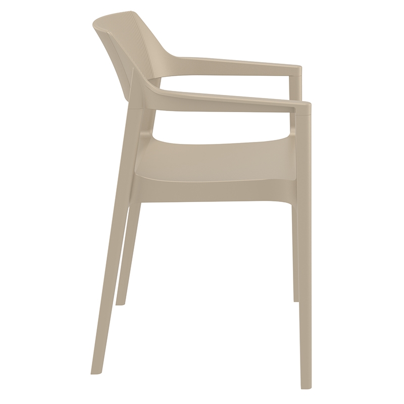 TULUM TAUPE ΠΟΛΥΘΡΟΝΑ ΠΟΛ/ΝΙΟΥ 55X52X79εκ. - Image 3