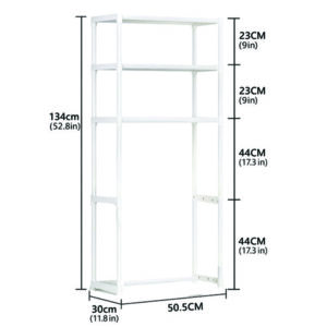 Ραφιέρα πλυντηρίου με 3 ράφια 50,5 x 30 x 134 cm [00402672] - 1 τεμ.