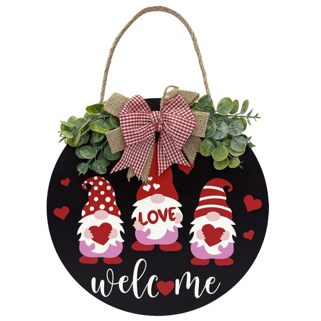 Κρεμαστό Ξύλινο Διακοσμητικό Valentine  Homie 423109 - 1 τεμ.