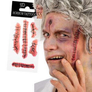 Tattoo Τρομακτικό με Αίμα & Τραύματα  C.T. 07308 - 6 τεμ.