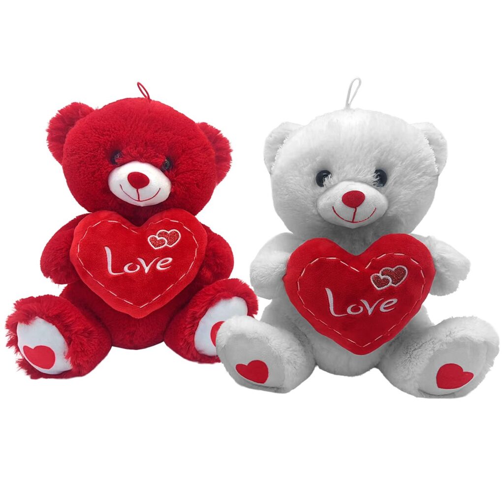 Αρκουδάκι Λούτρινο με Καρδιά 30cm ToyMarkt 99550 - 1 τεμ.
