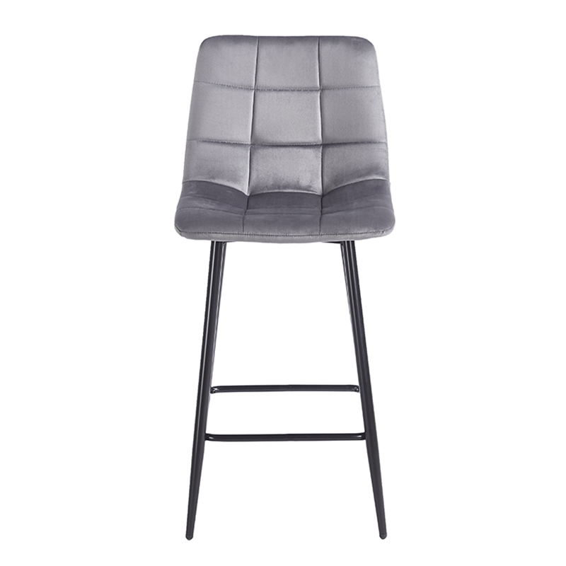 NORA GREY VELVET ΥΦΑΣΜΑ 65εκ. ΣΚΑΜΠΟ ΜΕΤΑΛΛΙΚΟ 45X41X65-99εκ. - Image 2