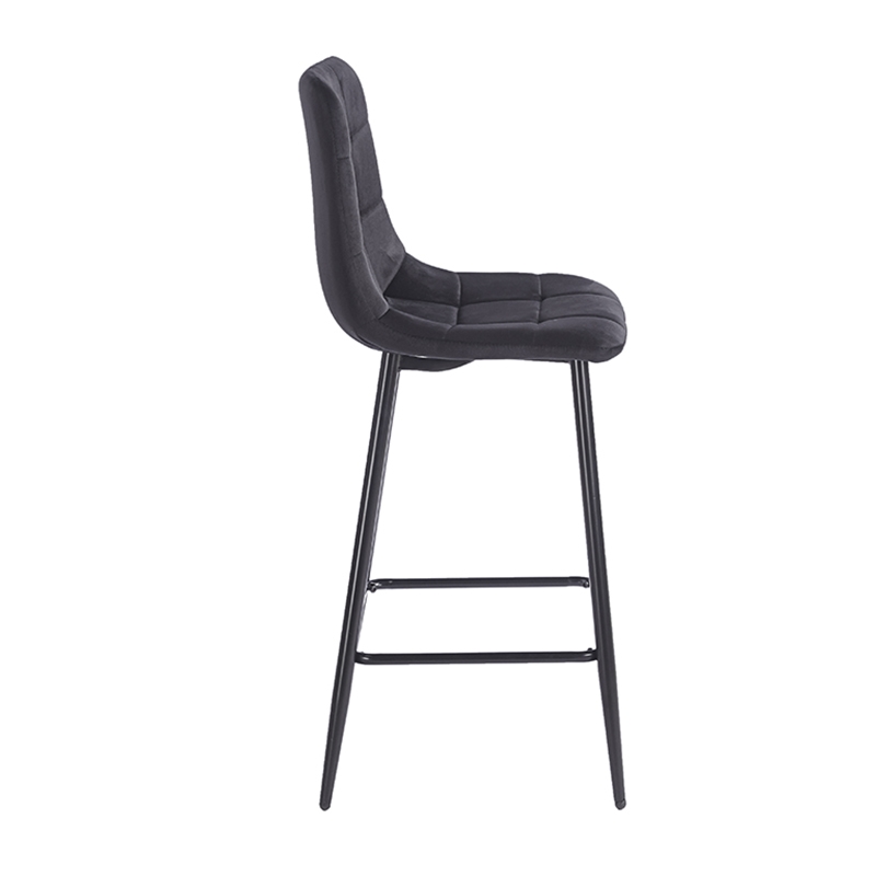NORA BLACK VELVET ΥΦΑΣΜΑ 65εκ. ΣΚΑΜΠΟ ΜΕΤΑΛΛΙΚΟ 45X41X65-99εκ. - Image 3