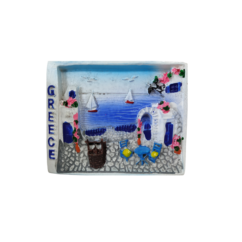 Tουριστικό μαγνητάκι Souvenir - Σετ 12pcs - Greece - 678016