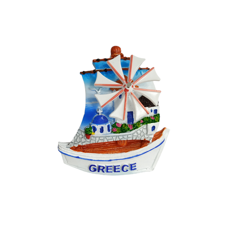 Tουριστικό μαγνητάκι Souvenir - Σετ 12pcs - Greece - 678183
