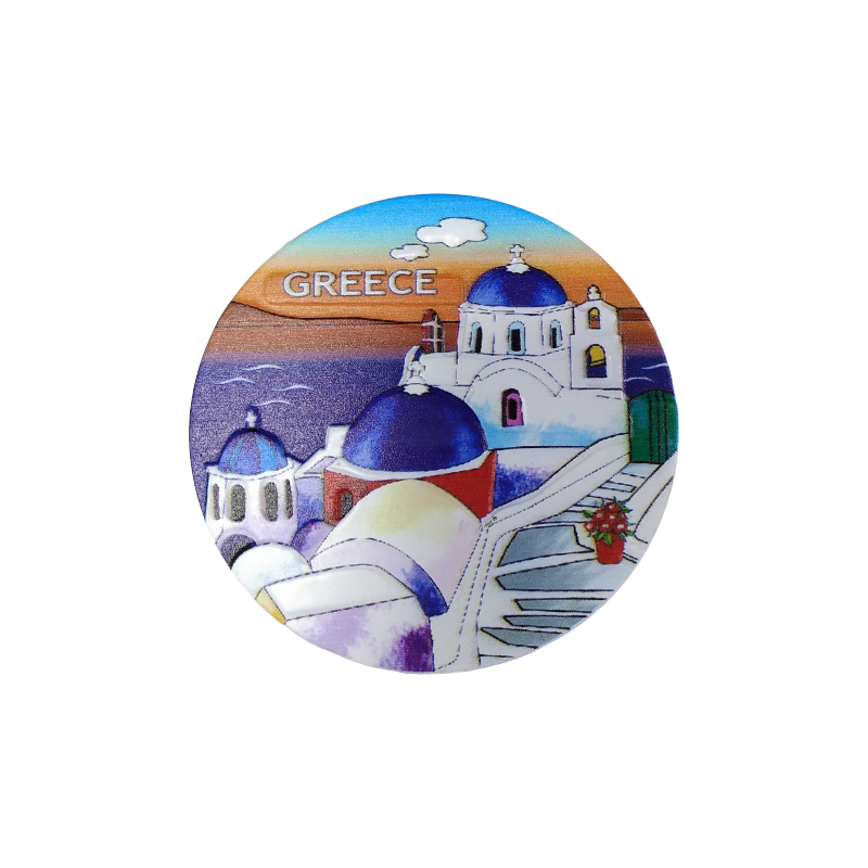 Tουριστικό μαγνητάκι Souvenir - Σετ 12pcs - Greece - 678333