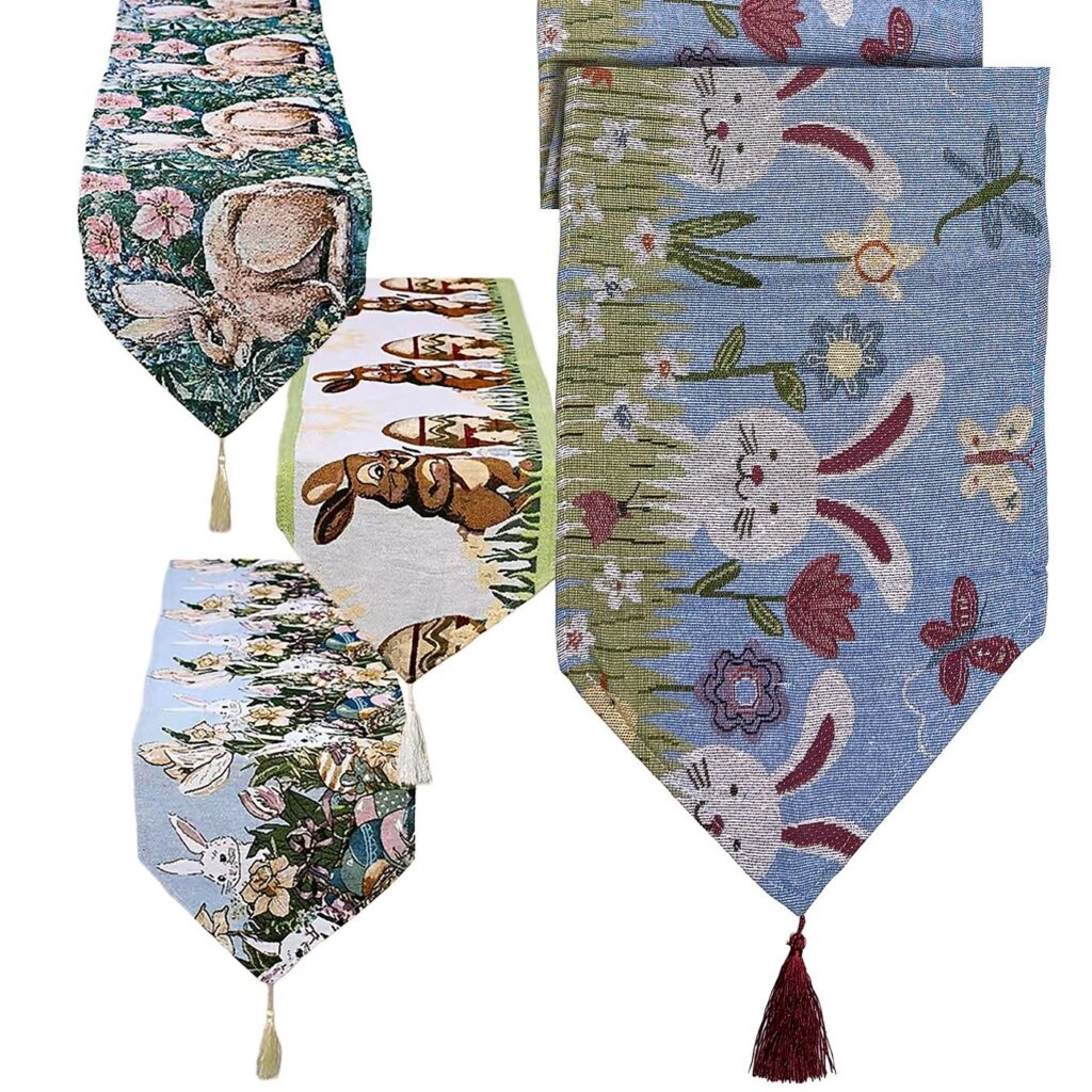 Runner Διακόσμησης Τραπεζιού Πασχαλινό 180x34cm Bunny's 932269 - 1 τεμ.