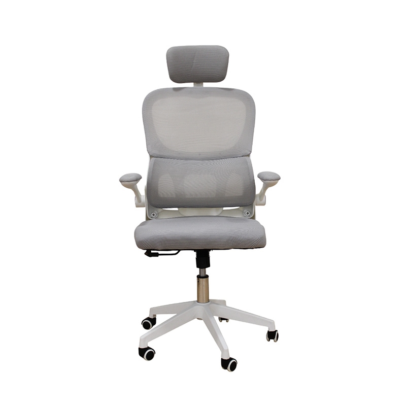 A9935 WHITE/GREY MESH ΠΟΛΥΘΡΟΝΑ ΓΡΑΦΕΙΟΥ 62Χ64Χ42-114/52-125εκ. - Image 2