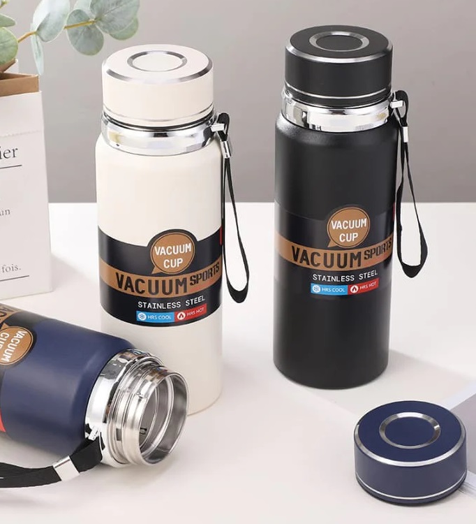 Φορητό παγούρι-θερμός - 800ml - 168441 - Dark Blue - Image 2