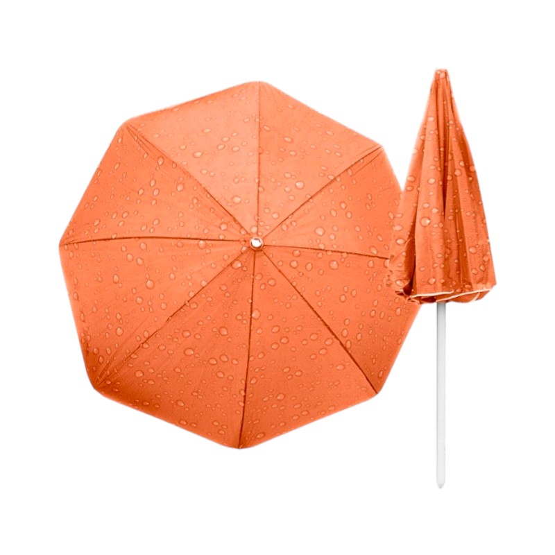 Ομπρέλα θαλάσσης & camping - 120cm - 181789 - Orange