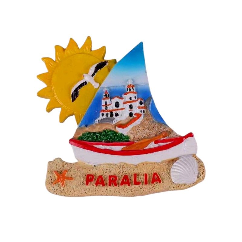 Tουριστικό μαγνητάκι Souvenir - Σετ 12pcs - Paralia - 678102