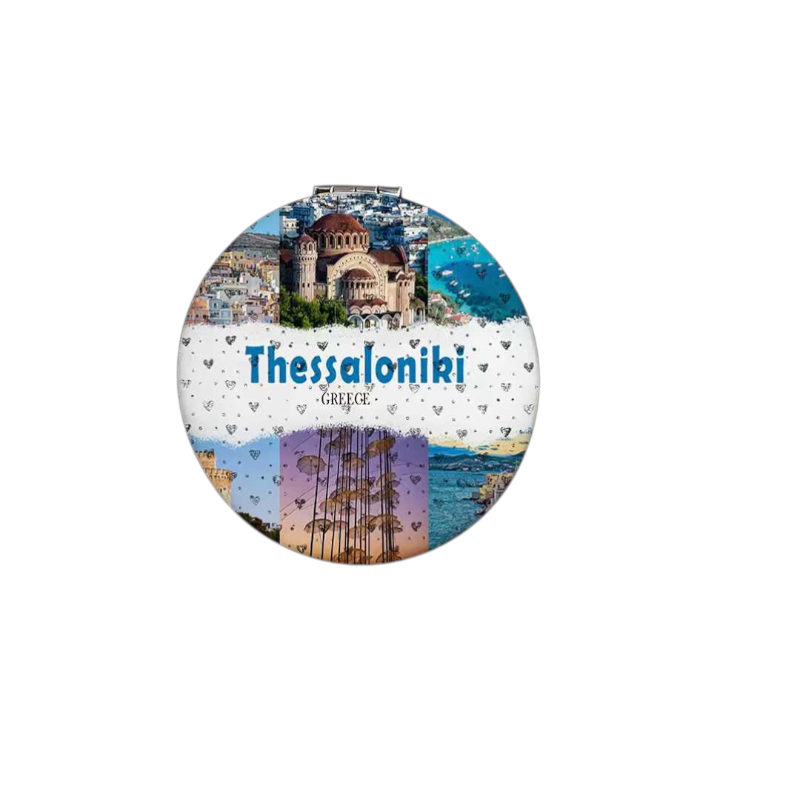 Kαθρέπτης τσέπης Souvenir - Thessaloniki - 7*7*3cm - 871845