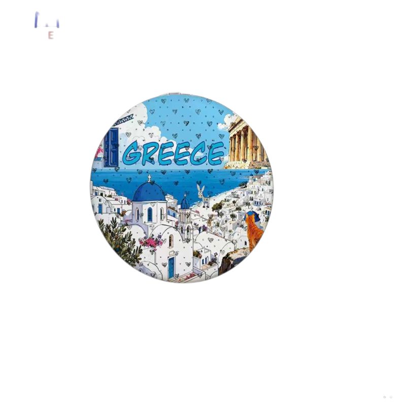 Kαθρέπτης τσέπης Souvenir - Greece - 7*7*3cm - 871856