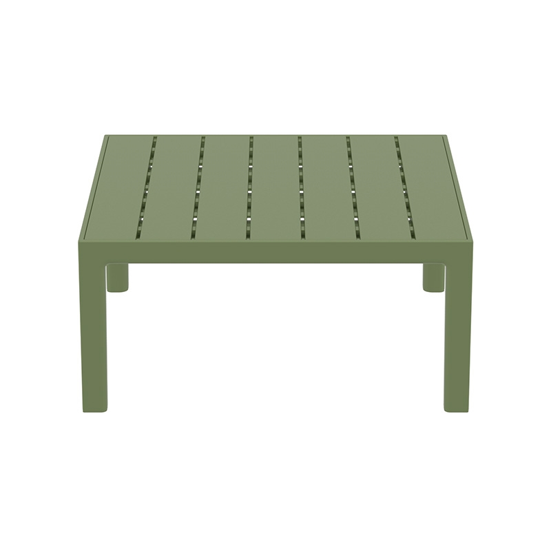 PORTOFINO LOUNGE ΤΡΑΠΕΖΙ OLIVE GREEN 70X70X33εκ. ΠΟΛ/ΝΙΟΥ - Image 2