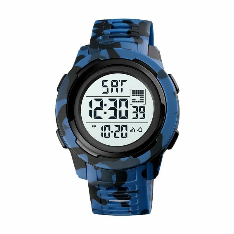 Ψηφιακό ρολόι χειρός - Skmei - 1731 - Army Blue/White