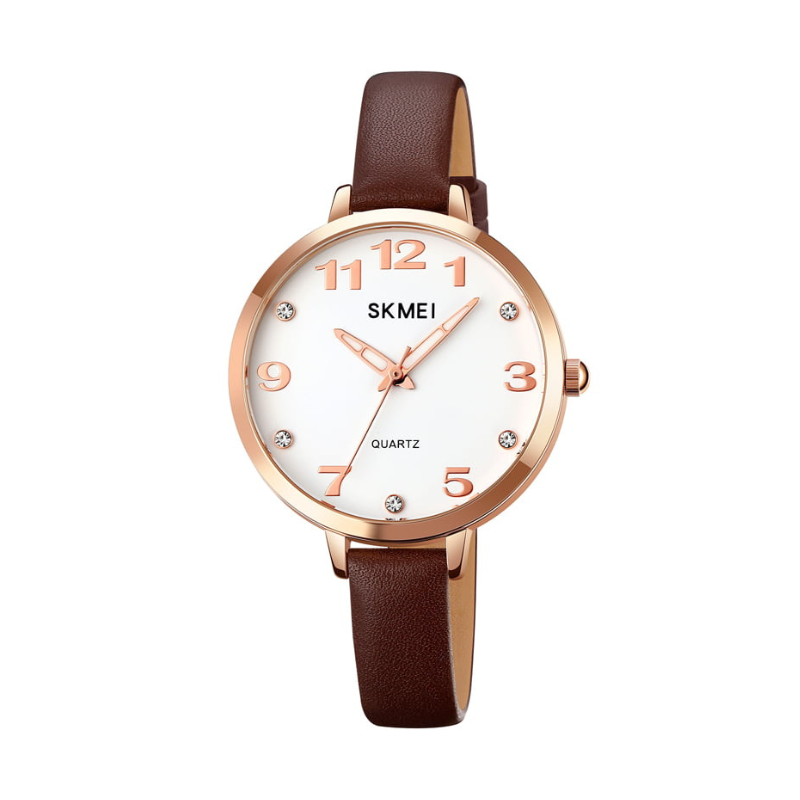 Αναλογικό ρολόι χειρός - Skmei - 2028 - Brown