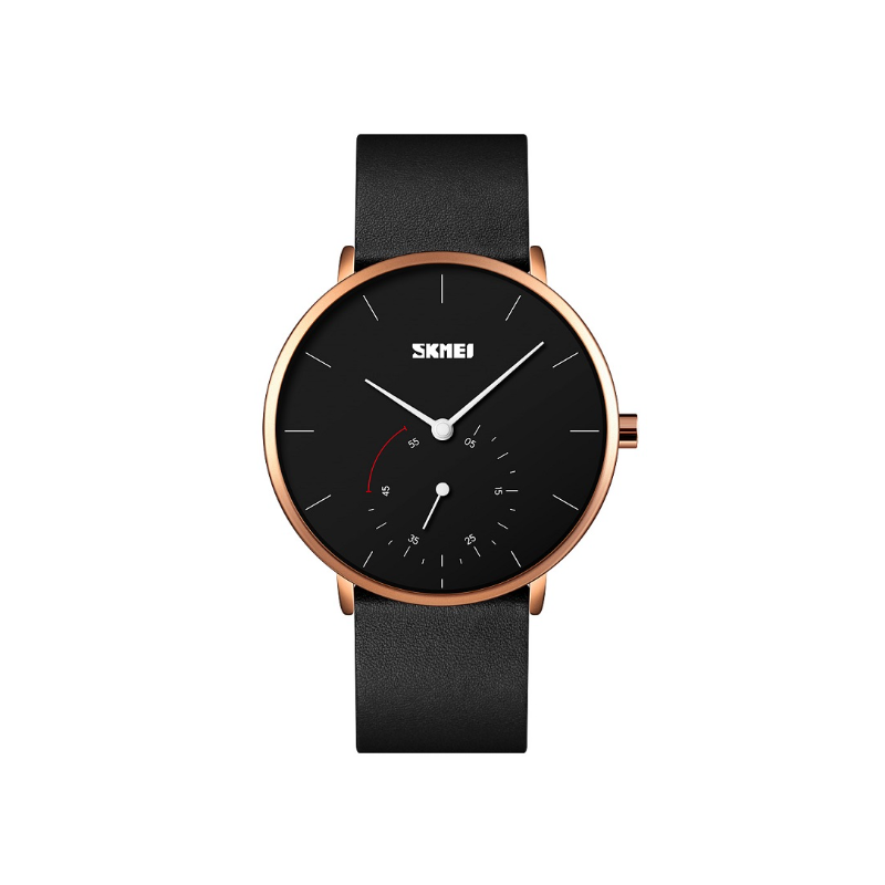 Αναλογικό ρολόι χειρός - Skmei - 9213 - Black/Gold