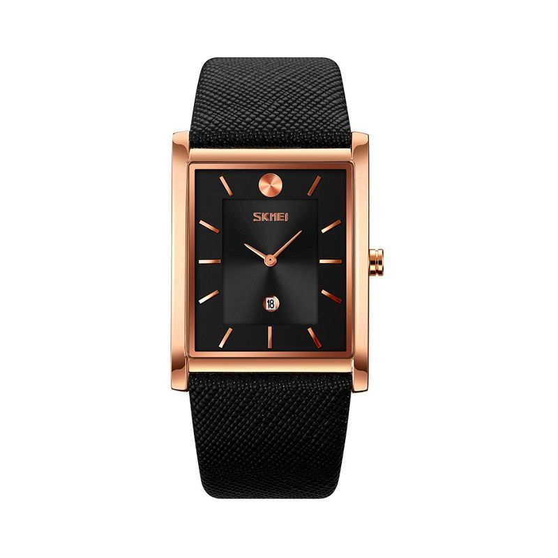 Αναλογικό ρολόι χειρός - Skmei - 9256 - Black/Rose Gold
