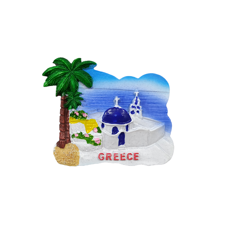 Tουριστικό μαγνητάκι Souvenir - Σετ 12pcs - Resin Magnet - Greece - 678019