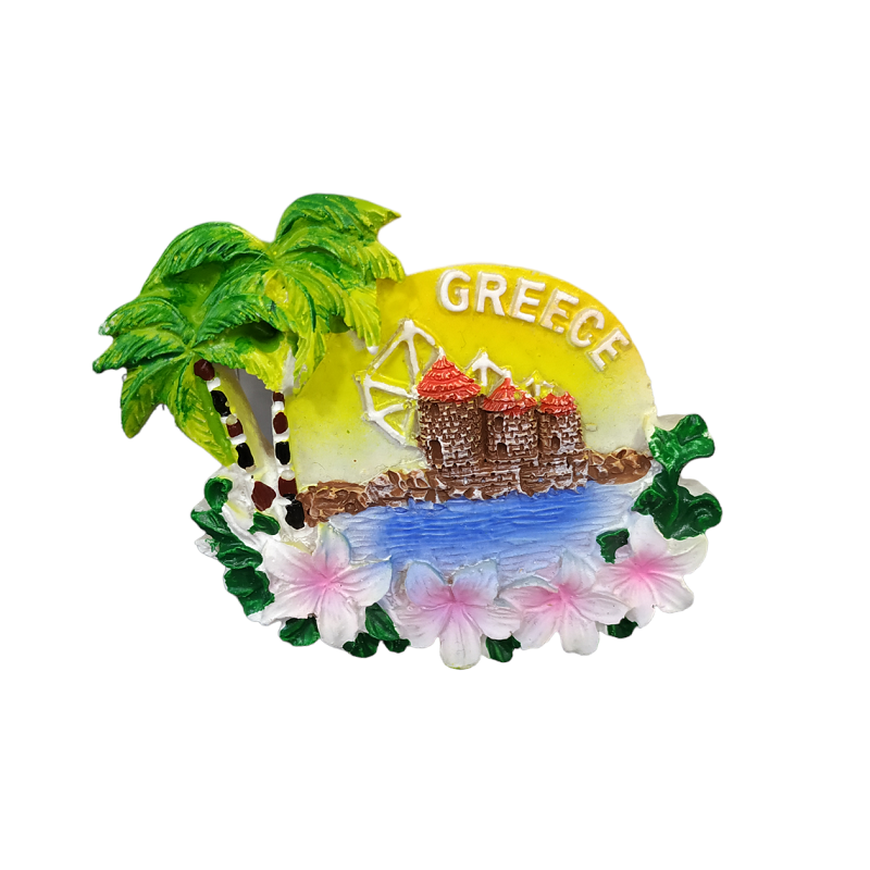 Tουριστικό μαγνητάκι Souvenir - Σετ 12pcs - Resin Magnet - Greece - 678020