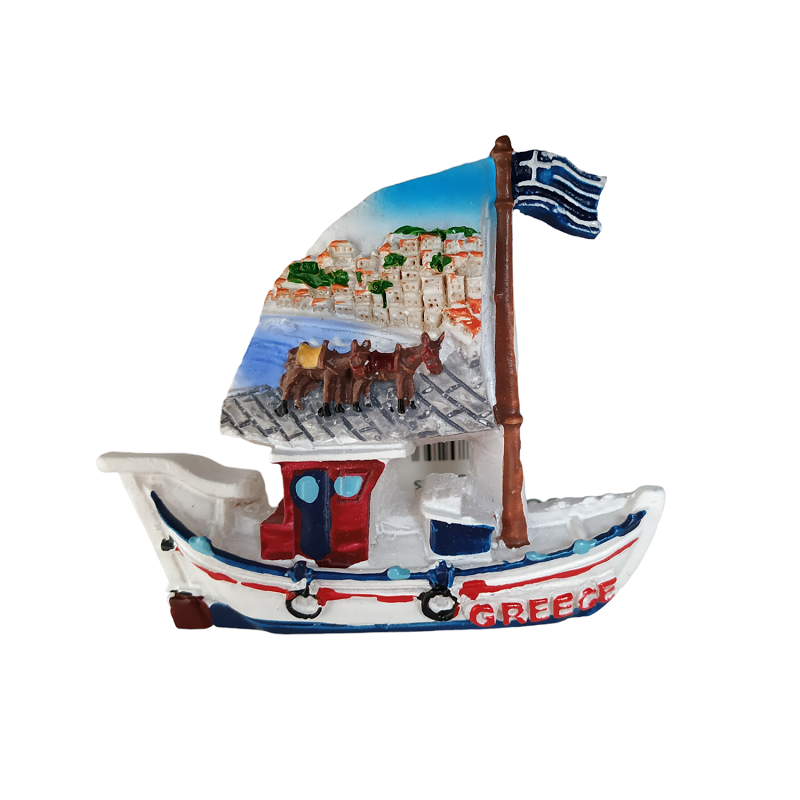 Tουριστικό μαγνητάκι Souvenir - Σετ 12pcs - Resin Magnet - Greece - 678025