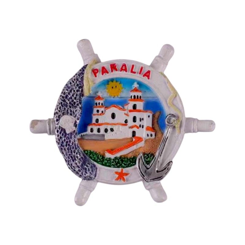 Tουριστικό μαγνητάκι Souvenir - Σετ 12pcs - Paralia - 678100