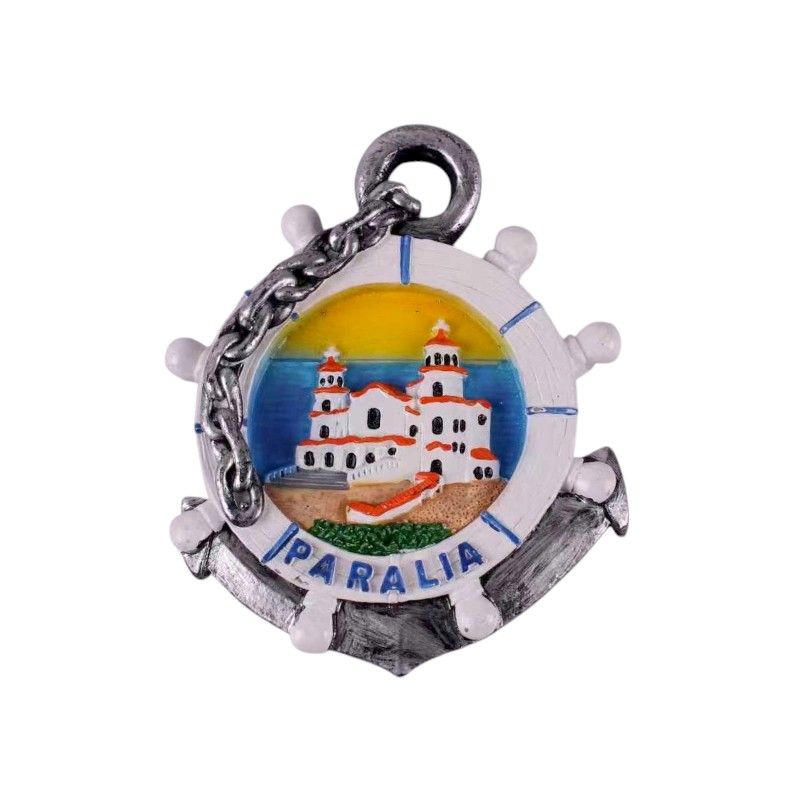 Tουριστικό μαγνητάκι Souvenir - Σετ 12pcs - Paralia - 678104