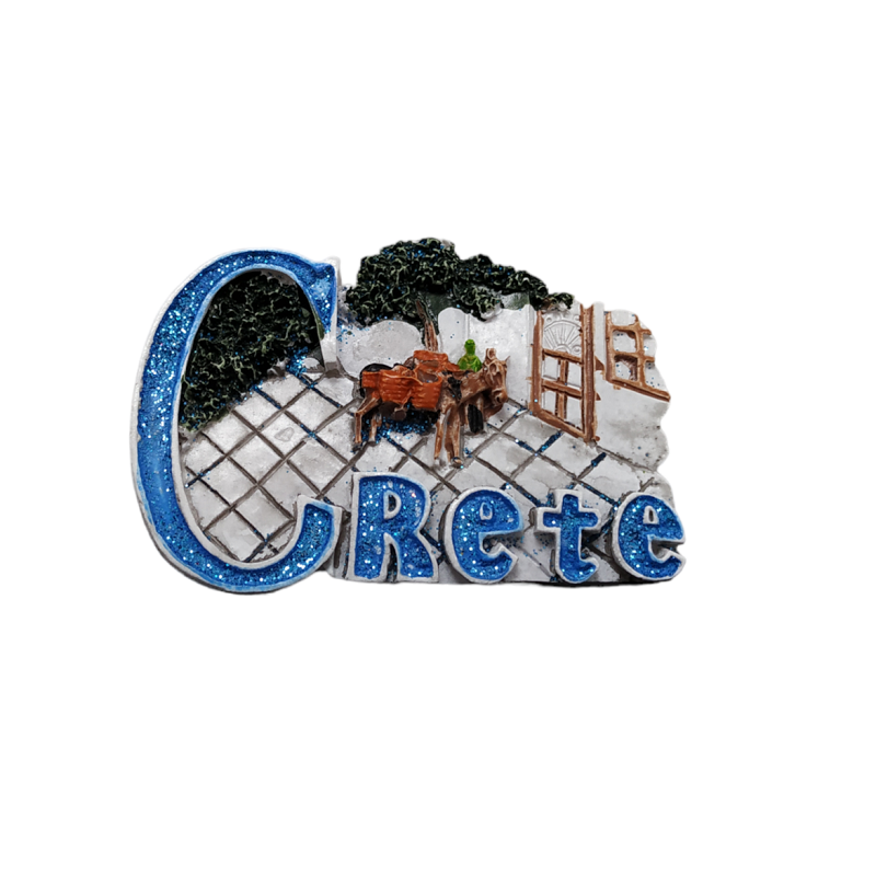 Tουριστικό μαγνητάκι Souvenir - Σετ 12pcs - Resin Magnet - Crete - 678280