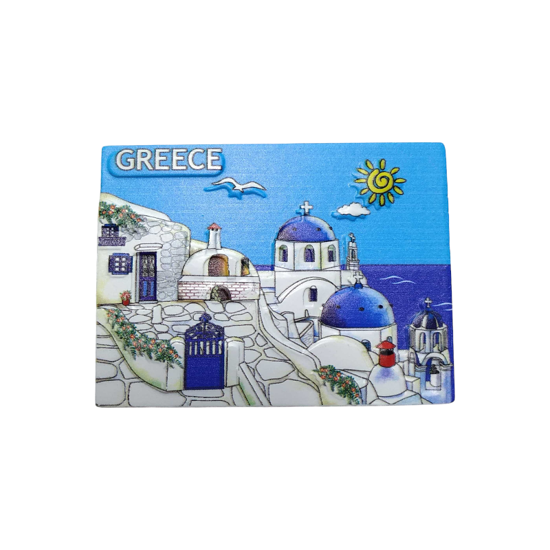 Tουριστικό μαγνητάκι Souvenir - Σετ 12pcs - Greece - 678322