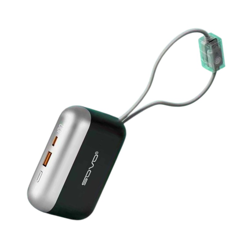 Powerbank 2in1 - Fast Charge - 10.000mah - 22.5W - PD-22 - 278626 - Black