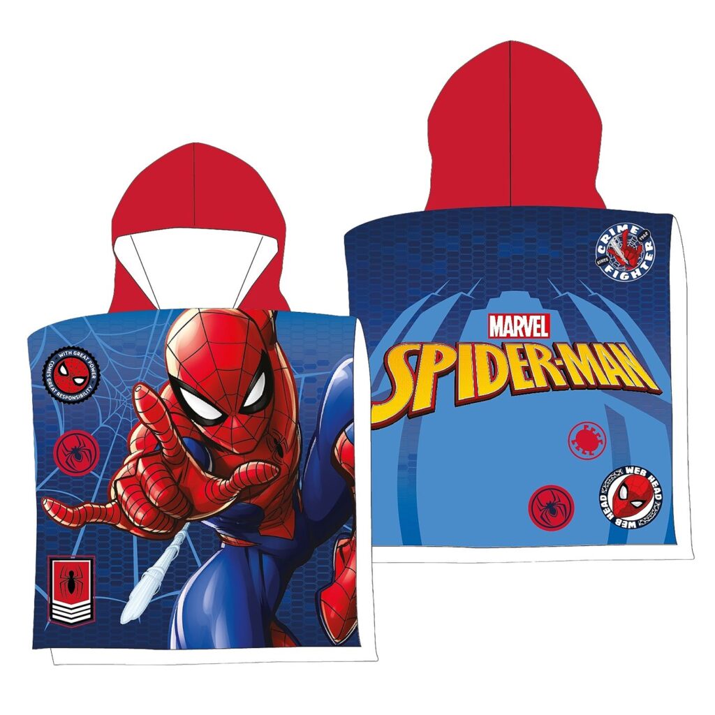Πετσέτα Θαλάσσης Ποντσο Microfiber Spiderman 100x50cm Spiderman - 1 τεμ.