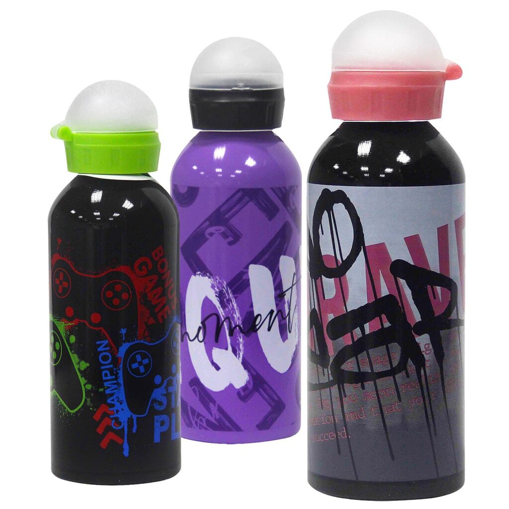 Παγούρι Ανοξείδωτο Μεταλλικό no Fear Generic 580ml 21x7cm 580ml Gim 570-48231 - 12 τεμ.